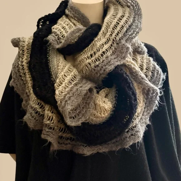 Crochet Infinity Scarf - Picture 2 of 5